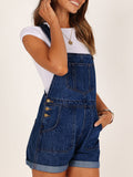 LC784727-5-S, LC784727-5-M, LC784727-5-L, LC784727-5-XL, LC784727-5-2XL, Blue Denim Overalls