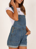 LC784727-405-S, LC784727-405-M, LC784727-405-L, LC784727-405-XL, LC784727-405-2XL, Indigo Denim Overalls