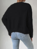 LC271939-2-S, LC271939-2-M, LC271939-2-L, LC271939-2-XL, Black sweater