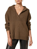 LC2723128-17-S, LC2723128-17-M, LC2723128-17-L, LC2723128-17-XL, Brown sweater