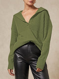 LC2723128-109-S, LC2723128-109-M, LC2723128-109-L, LC2723128-109-XL, Army Green   sweater