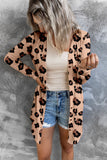 LC2541932-20-S, LC2541932-20-M, LC2541932-20-L, LC2541932-20-XL, LC2541932-20-2XL, Leopard Printed Open Front Cardigan 