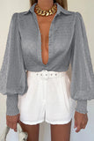 LC2553464-11-S, LC2553464-11-M, LC2553464-11-L, LC2553464-11-XL, LC2553464-11-2XL, Gray blouse