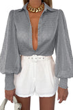 LC2553464-11-S, LC2553464-11-M, LC2553464-11-L, LC2553464-11-XL, LC2553464-11-2XL, Gray blouse