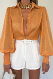 LC2553464-14-S, LC2553464-14-M, LC2553464-14-L, LC2553464-14-XL, LC2553464-14-2XL, Orange blouse