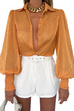 LC2553464-14-S, LC2553464-14-M, LC2553464-14-L, LC2553464-14-XL, LC2553464-14-2XL, Orange blouse