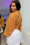 LC2553464-14-S, LC2553464-14-M, LC2553464-14-L, LC2553464-14-XL, LC2553464-14-2XL, Orange blouse