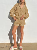 LC275051-16-S, LC275051-16-M, LC275051-16-L, LC275051-16-XL, Khaki sweater sets