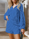 LC275051-405-S, LC275051-405-M, LC275051-405-L, LC275051-405-XL, Indigo sweater sets