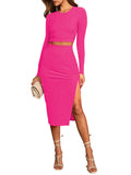 LC6115635-6-S, LC6115635-6-M, LC6115635-6-L, LC6115635-6-XL, Rose dress set