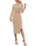 LC6115635-18-S, LC6115635-18-M, LC6115635-18-L, LC6115635-18-XL, Apricot dress set