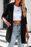 Women's Velvet Blazer Jackets Casual Long Sleeve Lapel Collar Pocketed Blazer Suits Work Outfits