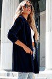 Women's Velvet Blazer Jackets Casual Long Sleeve Lapel Collar Pocketed Blazer Suits Work Outfits