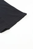LC265202-2-S, LC265202-2-M, LC265202-2-L, Black High Waist Tummy Control Flared Sports Pants