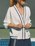 LC25312006-1-S, LC25312006-1-M, LC25312006-1-L, LC25312006-1-XL, White sweatershirt