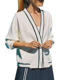 LC25312006-1-S, LC25312006-1-M, LC25312006-1-L, LC25312006-1-XL, White sweatershirt