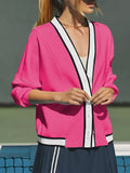 LC25312006-6-S, LC25312006-6-M, LC25312006-6-L, LC25312006-6-XL, Rose sweatershirt