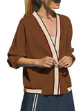 LC25312006-17-S, LC25312006-17-M, LC25312006-17-L, LC25312006-17-XL, Brown sweatershirt