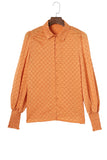 LC2553464-14-S, LC2553464-14-M, LC2553464-14-L, LC2553464-14-XL, LC2553464-14-2XL, Orange blouse