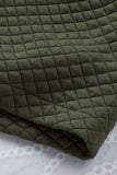 LC854301-9-S, LC854301-9-M, LC854301-9-L, LC854301-9-XL, LC854301-9-2XL, Green Lattice Texture Retro Flap Pocket Button Shacket