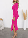 LC6117787-6-S, LC6117787-6-M, LC6117787-6-L, LC6117787-6-XL, Rose dress