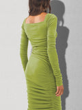 LC6117760-1209-S, LC6117760-1209-M, LC6117760-1209-L, LC6117760-1209-XL, Lime dress