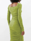LC6117760-1209-S, LC6117760-1209-M, LC6117760-1209-L, LC6117760-1209-XL, Lime dress