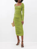 LC6117760-1209-S, LC6117760-1209-M, LC6117760-1209-L, LC6117760-1209-XL, Lime dress