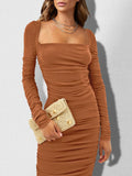 LC6117760-6017-S, LC6117760-6017-M, LC6117760-6017-L, LC6117760-6017-XL, Sugar Almonds dress