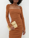 LC6117760-6017-S, LC6117760-6017-M, LC6117760-6017-L, LC6117760-6017-XL, Sugar Almonds dress