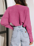 LC2711222-6-S, LC2711222-6-M, LC2711222-6-L, LC2711222-6-XL, Rose Red Cardigan