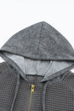 LC8513038-11-S, LC8513038-11-M, LC8513038-11-L, LC8513038-11-XL, LC8513038-11-2XL, Gray Contrast hooded jacket