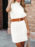 LC273518-1-S, LC273518-1-M, LC273518-1-L, LC273518-1-XL, White sweater dress
