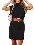 LC273518-2-S, LC273518-2-M, LC273518-2-L, LC273518-2-XL, Black sweater dress