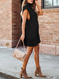 LC273518-2-S, LC273518-2-M, LC273518-2-L, LC273518-2-XL, Black sweater dress