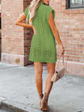LC273518-609-S, LC273518-609-M, LC273518-609-L, LC273518-609-XL, Grass Green sweater dress