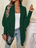 LC2711223-209-S, LC2711223-209-M, LC2711223-209-L, LC2711223-209-XL, Blackish Green Cardigan