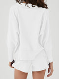 LC275043-1-S, LC275043-1-M, LC275043-1-L, LC275043-1-XL, White sweater sets
