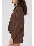 LC275043-2017-S, LC275043-2017-M, LC275043-2017-L, LC275043-2017-XL, Coffee sweater sets