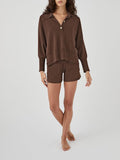 LC275043-2017-S, LC275043-2017-M, LC275043-2017-L, LC275043-2017-XL, Coffee sweater sets