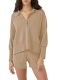 LC275043-6016-S, LC275043-6016-M, LC275043-6016-L, LC275043-6016-XL, Toasted Almond sweater sets