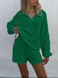 LC275051-1509-S, LC275051-1509-M, LC275051-1509-L, LC275051-1509-XL, Christmas Green sweater sets