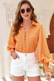 LC2553464-14-S, LC2553464-14-M, LC2553464-14-L, LC2553464-14-XL, LC2553464-14-2XL, Orange blouse