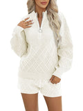 LC275051-1-S, LC275051-1-M, LC275051-1-L, LC275051-1-XL, White sweater sets