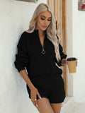 LC275051-2-S, LC275051-2-M, LC275051-2-L, LC275051-2-XL, Black sweater sets