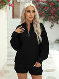 LC275051-2-S, LC275051-2-M, LC275051-2-L, LC275051-2-XL, Black sweater sets