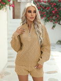 LC275051-16-S, LC275051-16-M, LC275051-16-L, LC275051-16-XL, Khaki sweater sets