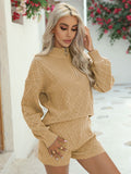 LC275051-16-S, LC275051-16-M, LC275051-16-L, LC275051-16-XL, Khaki sweater sets