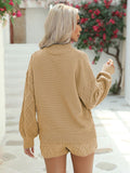 LC275051-16-S, LC275051-16-M, LC275051-16-L, LC275051-16-XL, Khaki sweater sets