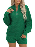 LC275051-1509-S, LC275051-1509-M, LC275051-1509-L, LC275051-1509-XL, Christmas Green sweater sets